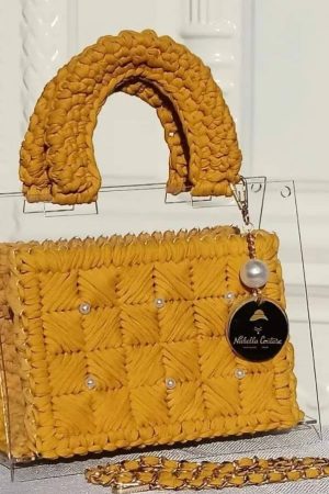 Handcrafted crochet bag